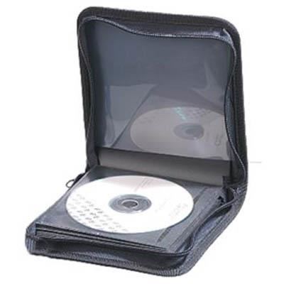 Image for WORKMATE ZIPPERED CD/DVD STORAGE CASE 24 DISC CAPACITY from Coastal Office National